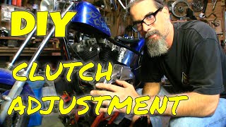 HARLEY Davidson IRONHEAD Sportster Clutch ADJUSTMENT DIY Installation TOOL [upl. by Tija]