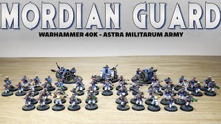 PAINTING SHOWCASE Astra Militarum Army Mordian Victoria Miniatures [upl. by Papageno]