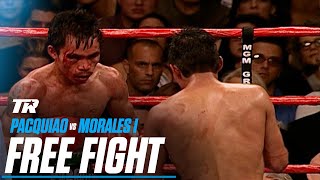 Erik Morales vs Manny Pacquiao 1  FREE FIGHT  GREAT FIGHTS IN BOXING [upl. by Eireva]