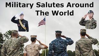 Military salutes around the World [upl. by Lytsyrk]