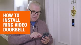 How to Install the Ring Video Doorbell at Apartments and Townhomes  The Home Depot Canada [upl. by Naols]