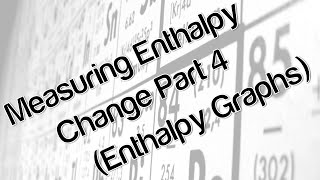 Measuring enthalpy change part 4 enthalpy graphs [upl. by Ranson832]