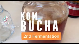 How To Make Kombucha 2nd Fermentation [upl. by Lissak]