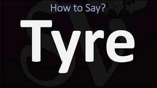 How to Pronounce Tyre BIBLE Lebanon [upl. by Ramar]