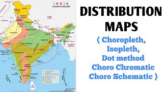 Distribution Maps in Geography In Hindi  NCERT [upl. by Meriel529]