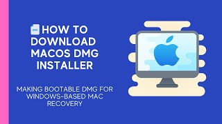 How to convert macOS to DMG for making bootable USB [upl. by Ramsdell]