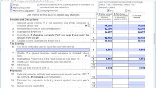 How to fill out Form 1040X Amended Tax Return [upl. by Avram]