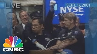 Reopening the NYSE after 911  Archives  CNBC [upl. by Ecyob]