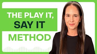 ENGLISH PRONUNCIATION  ADVANCED STUDENT LESSON  The Play It Say It Method [upl. by Nylsirhc]