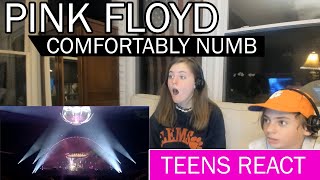 Teens Reaction  Pink Floyd  Comfortably Numb  Live at Pulse 1994 [upl. by Leckie]