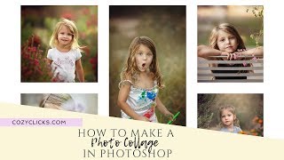 How To Create A Photo Collage In Photoshop VIDEO [upl. by Akitnahs]