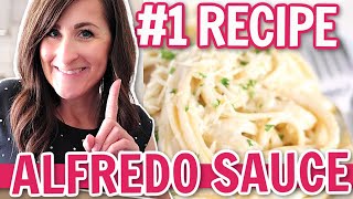 Copycat THE VERY BEST Olive Garden Alfredo Sauce Recipe [upl. by Aienahs684]