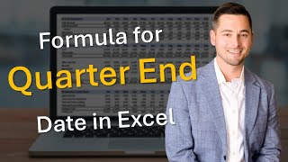 Formula for Quarter end date in Excel [upl. by Ateerys]