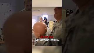 Military base active shooter scenario training‼️🤯 military army combat war [upl. by Matty]