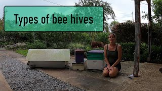 Types of bee hives [upl. by Ellehcyt]