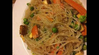 SPAGHETTI DI RISO CON VERDURE  vegan [upl. by Yliak]