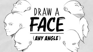 How to DRAW FACES From ALL angles  Drawlikeasir [upl. by Lehar929]