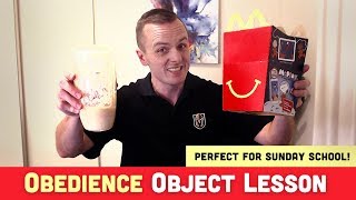 Obedience Object Lesson  Teaching Kids Obedience Using a Happy Meal [upl. by Oimetra]