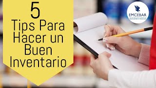 5 Tips Para Hacer un Buen Inventario [upl. by Corvin]