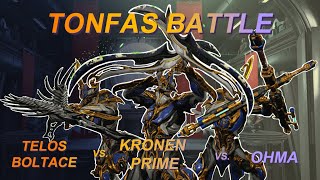 Kronen Prime Telos Boltace amp Ohma Comparison amp Builds  Warframe [upl. by Enelrak]