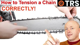 How to Tension a Chainsaw Chain Correctly by Craig Kirkman [upl. by Rapsag]