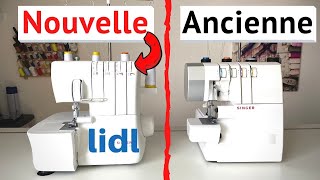 Différence entre la nouvelle et lancienne surjeteuse LIDL [upl. by Castle649]