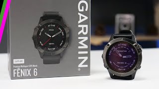 Garmin fēnix 6 Sapphire  Unboxing Setup Widgets Activities Maps and more [upl. by Yentirb306]