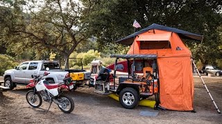 Inside One of the Coolest Custom Camping Trailers Weve Seen  Outside [upl. by Ueih234]