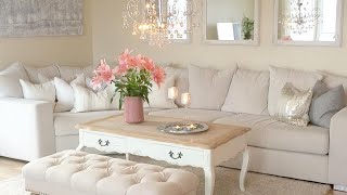 BEIGE and WHITE Living Room Design Ideas to Bring a New Dimension to Your Home  INTERIOR DESIGN [upl. by Apfel]