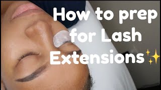 HOW TO PREP FOR LASH EXTENSIONS  CHARMING LASHES [upl. by Gnirol]