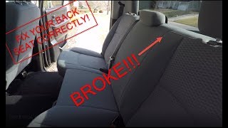 20132018 Ram 1500 Back Seat Modification Tutorial [upl. by Maguire]