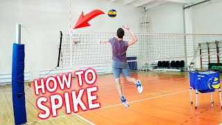 How to Spike a Volleyball Best Tutorial For Begginers [upl. by Eitnom16]