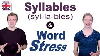 Syllables and Word Stress  English Pronunciation Lesson [upl. by Ynnal601]