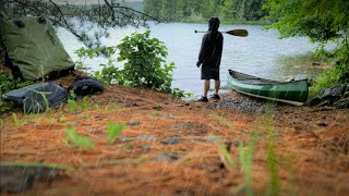 Canoe Camping Alone in the Adirondack Mountains [upl. by Honeyman]