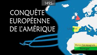 La conquête européenne de lAmérique  Résumé sur cartes [upl. by Alecia156]