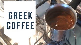 How to make Greek coffee [upl. by Adlesirc]