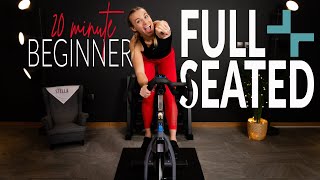 20 Minute FULL SEATED Beginner Indoor Cycling Workout [upl. by Gretchen947]