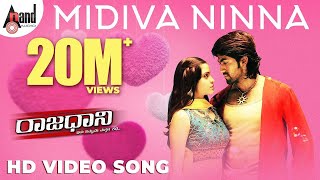 Midiva Ninna Video Song  Rajaadaani  Rocking Star YASH  Sheena Shahabadi  Arjun Janya [upl. by Bander]