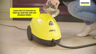 Karcher SC2 Home Steam Cleaner  How To Fill The Water Tank [upl. by Abdul]