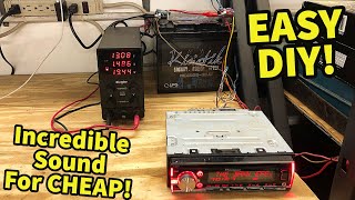 Car Stereo In Your House  Garage Easy DIY  How To [upl. by Namilus]