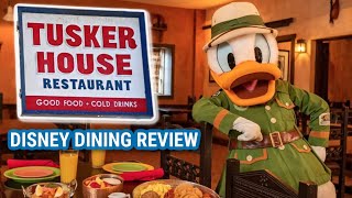 DISNEYS TUSKER HOUSE RESTAURANT DINING REVIEW  Character Dining in Disney World  Disney Dining [upl. by Katherina]