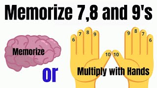 How do I memorize 7 89 Times Tables [upl. by Abbey600]