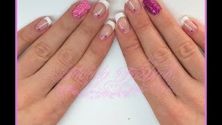 Semipermanente  french bianco classico e nail art  Maddafashion [upl. by Nathalie432]