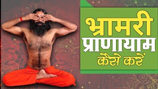 भ्रामरी प्राणायाम कैसे करें  Swami Ramdev [upl. by Cutler]