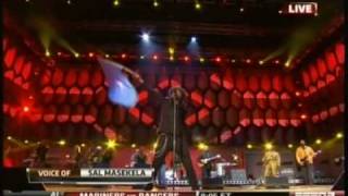 Knaan waves the Somali flag World Cup 2010 opening [upl. by Wolford]