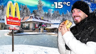 Am Mancat McDonalds Laponia In Zapada Pe 15°C [upl. by Engamrahc442]