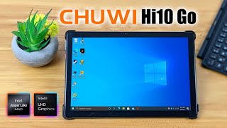 CHUWI Hi10 Go Review  A New Intel Jasper Lake Windows Tablet [upl. by Dierolf]