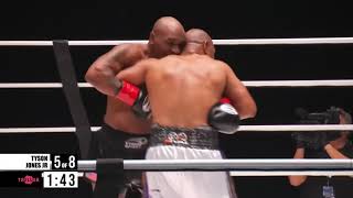 Mike Tyson vs Roy Jones Jr HIGHLIGHTS [upl. by Armilla]