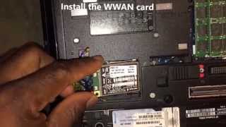 How to install WWAN card on HP 8460p laptop [upl. by Sherar997]