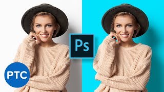 How To Change Background Color in Photoshop Fast amp Easy [upl. by Mot]